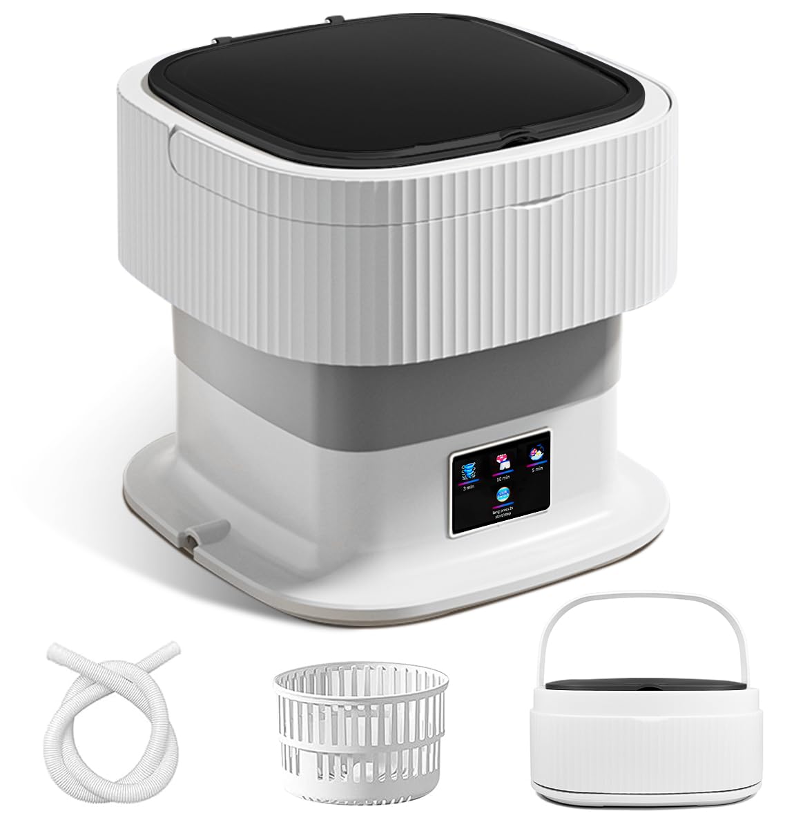 折りたたみ洗濯機 小型洗濯機 一人用 洗濯機 折りたたみ 白 バケツ型洗浄機 白 楽天市場】【翌日配達！送料無料】洗濯機 小型洗濯機 一人用洗濯